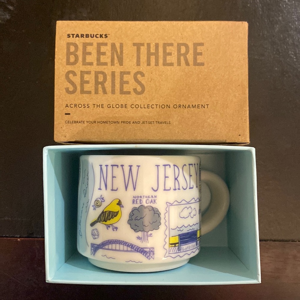 New Jersey Ornament Starbucks Been There